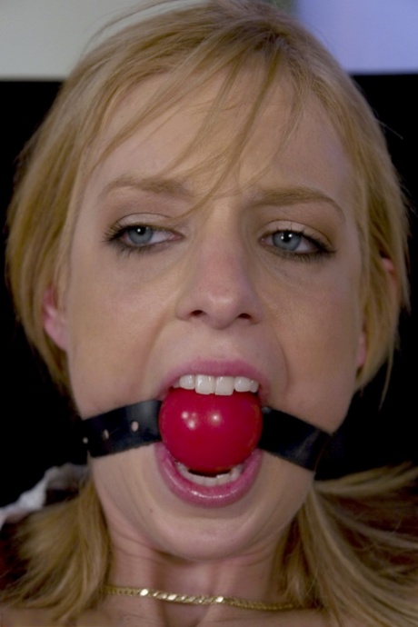 Sweet blonde Riley Shy gets stripped, tied and toyed by 2 busty gynecologists